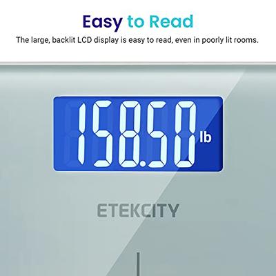 Etekcity Digital Body Weight Bathroom Scale with Step-On