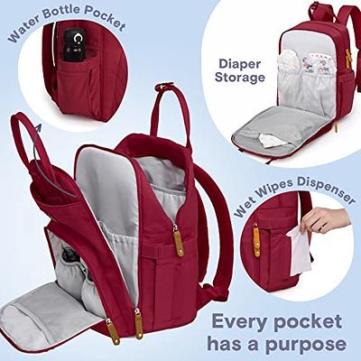  Ticent Diaper Bag Backpack Multifunction Travel Back Pack  Large Maternity Nappy Bag Baby Changing Bags with Stroller Straps,  Waterproof and Stylish : Baby