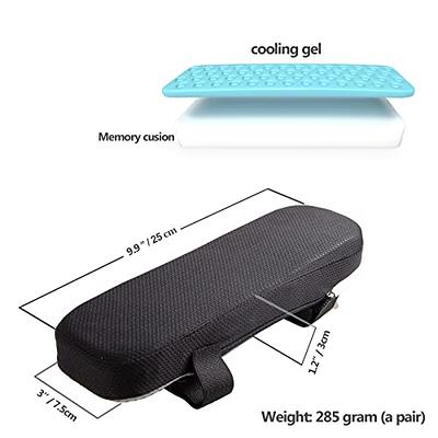 Office Chair Armrest Covers, Chair Armrest Pads, Cooling Gel Cushions  Office Chair Arm Covers, Pressure Relief