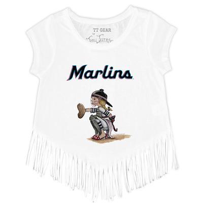 Houston Astros Tiny Turnip Girls Youth Blooming Baseballs Fringe T