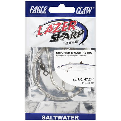 Eagle Claw Lazer Sharp Octopus Hooks Flo Orange (L2FOUH)