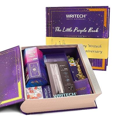 WRITECH Gel Pen Highlighter Journaling: Premium Little Purple Book