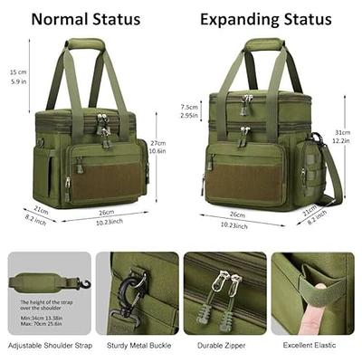 Gafetrey Large Tactical Lunch Box for Men, Insulated Lunch Bag