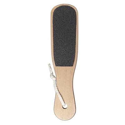 Foot File Scrubber With Wooden Handle Callus Remover Feet - Temu