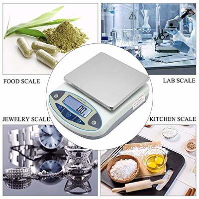 Precision Scale 10kgx0.1g,Accurate Electronic Balance,Industrial Counting  Scale for Laboratory,Jewelry Store,Kitchen(10kg, 0.1g)