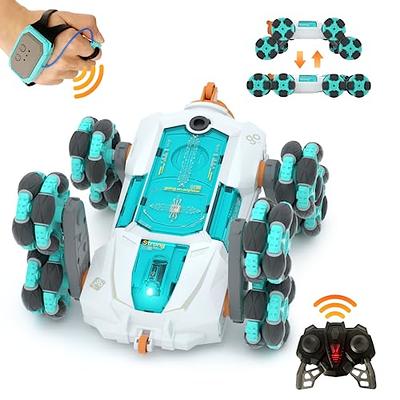 Gesture Sensing RC Stunt Car - 2.4 Ghz 4WD Off-Road Omnidirectional Smart  Expandable Wheels Remote Control Car Toys Best Birthday Cool Toy Gifts for