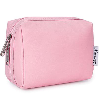 Yesbay Cosmetic Bag Letter Embroidery Large Capacity Portable Velvet  Lipstick Bag Makeup Pouch Small Purses for Travel