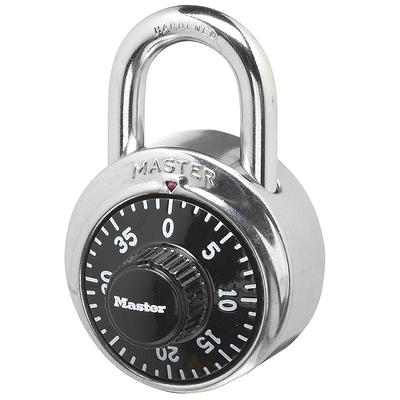 Master Lock Commercial Keyed Padlock, 2-in Wide x 1-in Shackle