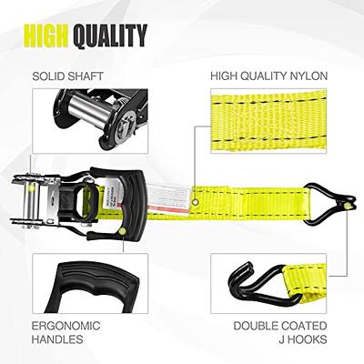  RHINO USA Recovery Tow Strap 3 x 20ft - Lab Tested 31,518lb  Break Strength - Heavy Duty Draw String Bag Included - Triple Reinforced  Loop End to Ensure Peace of Mind 