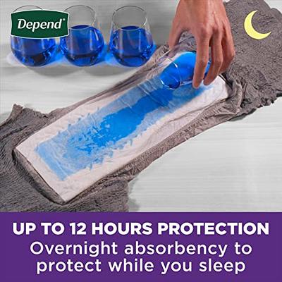 Depend Bed Pads for Incontinence, Overnight Absorbency