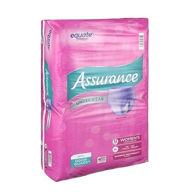 Assurance Incontinence & Postpartum Underwear for Women, Maximum  Absorbency, XL, 32 Ct (Pack of 2 | Total of 64 Ct)