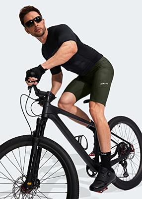  Mens Cycling Pants 4D Padded Bike Tights Bicycle Biking MTB  Long Leggings Pockets UPF 50+ Blue XXL