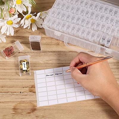 Seed Organizer Storage Box 60/24 Slots Seed Organizer with Clear Lid &  Labels