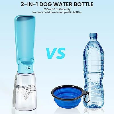 Portable Travel Dog Water Bottle For Small Large Dogs Outdoor Walking Puppy  Bowl