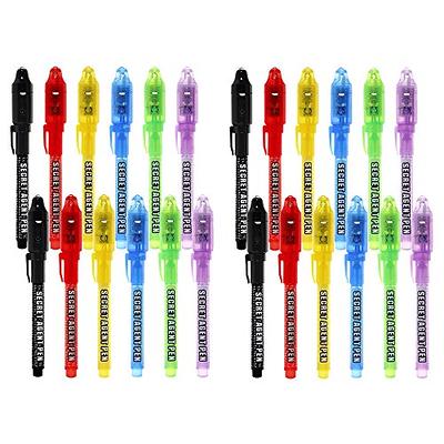 5/10 Pack Invisible Ink Pen with UV Black Light Secret Spy Pens Magic  Disappearing Ink Markers School Supplies Kids Christmas Party Favors  Birthday Gift for Boys Girls Goodie Bags Stuffer 