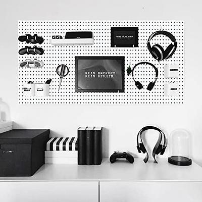 Office Wall Organizer - Steel Pegboard - Black - Wall Control