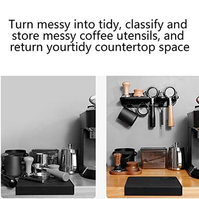 Wall Mount Coffee Tools Holder Portafilters Stand Espresso Accessories  Organizer