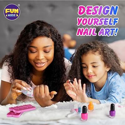 Nail Polish Kit For Girls Ages 7-12 Years Old, Nail Art Toy For Girls 5 6 7  8