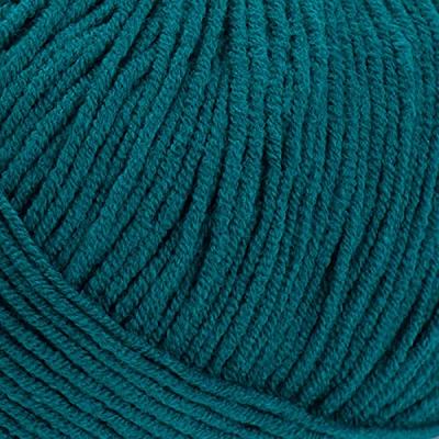 YARNART JEANS - KNITTING YARN DARK BLUE - 16