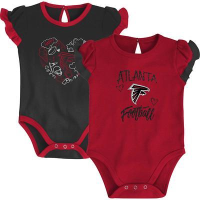 Newborn & Infant White/Red Atlanta Falcons Long Sleeve Pants Set