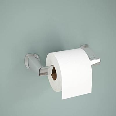 Delta Trinsic Matte Black Wall Mount Single Post Toilet Paper Holder in the Toilet  Paper Holders department at