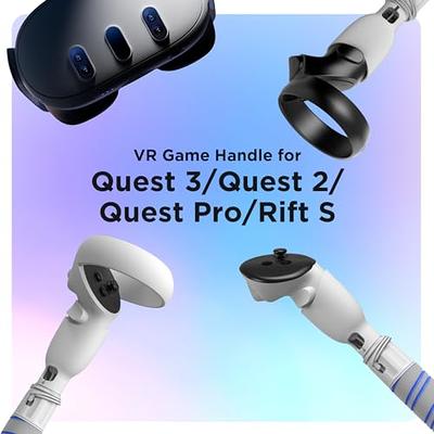 AMVR Gorilla Tag Long Arms Beat Saber Handles for Oculus Quest 2/Quest/Rift  S, VR Controller Extension Grip Accessories 2 in 1 Dual/Long Stick