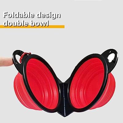 4Pcs Collapsible Dog Bowls BPA Free Travel Dog Bowl Foldable Cat