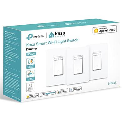 Kasa Matter Smart Light Switch: Voice Control w/Siri, Alexa & Google Assistant | UL Certified | Timer & Schedule | Easy Guided Install | Neutral KS205