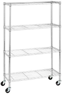 Dalema Waterproof Shelf Cover,Heavy Duty Dustproof Storage Shelving Unit  Cover,Durable Steel Organizer Wire Rack Covers,Shelf Display Rack Protector