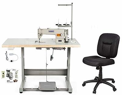 JUKI DDL-5550N Straight Stitch Sewing Machine Complete w/ Stand, Servo  Motor, Table & Light