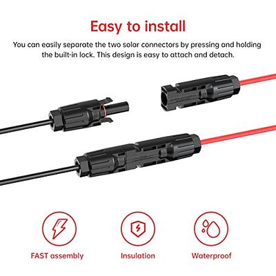  ZkeeShop Solar to XT60i 10AWG Extension Cable XT60I-F