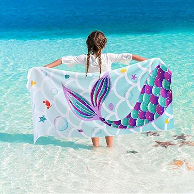 Microfiber Sand Free Beach Towel-Quick Dry Super Absorbent Oversized Large  Thin Towels Blanket for Travel Pool Swimming Bath Camping Yoga Girls Women