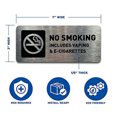 Acrylic please don't smoke V-card office smoking tips table card no smoking  sign.