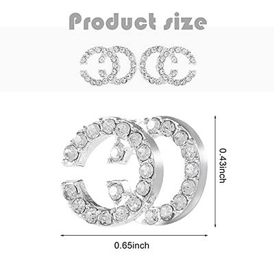 Luxury Crystal Leather Rope CC Earrings For Women Designer Fashion Brand  With High Quality S925 Silver Earring Charms Perfect Wedding Jewelry Gift  From Triplexedgei, $7.59 | DHgate.Com