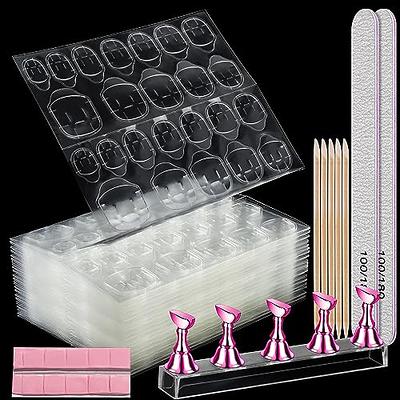 NAILPIRE 24pcs/set Handmade Press On Nails Instant Manicure DIY Acrylic Gel  Manicure Do it Yourself at Home Includes Full Kit False Fake Nails Nail  Glue Adhesive Tabs Full Application Kit included, Beauty