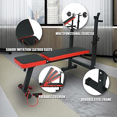 Multifunctional Weight Bench Weight Training Bench Barbell Rack