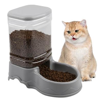 Hipidog Automatic Pet Feeder Small&Medium Pets Automatic Food Feeder and Waterer Set 3.8L, Travel Supply Feeder and Water Dispenser for Dogs Cats Pets