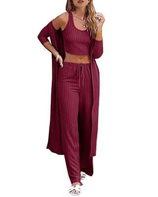 ANRABESS Women's Fall Fashion 2023 Long Sleeve Knit Loungewear