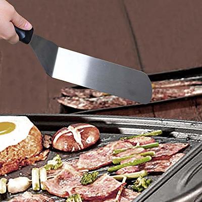 6 Pcs Grill Spatula Burger Turner Grill Spatula Grill Cutlery Set Shovels  Scraper Spatula For Teppanyaki