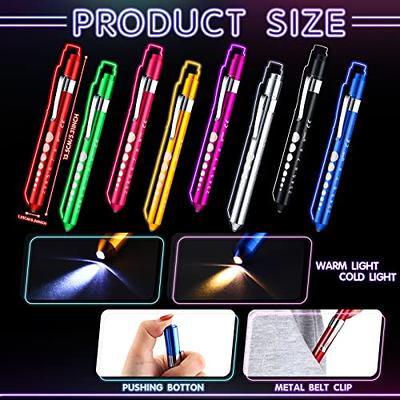LED Penlight Professional Portable Diagnostic Lamp Clinical Pen Ophthalmic  Examination Pupil Check Pen Light for Doctor Nurse(Blue)