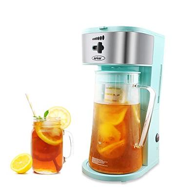  Mr. Coffee Iced Tea Maker 3 Quart with Brew Strength Selector  (Blue): Home & Kitchen