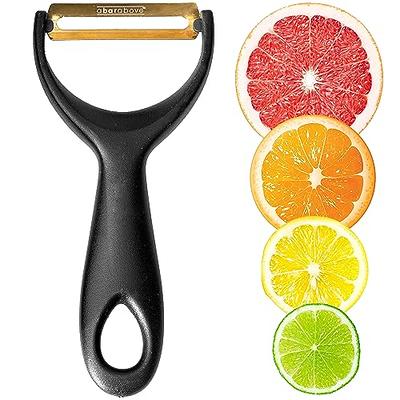 Citrus Grater and Peeler, Wide, Dishwasher Safe. 