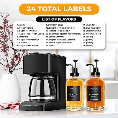 Pump Liquid 3PC Coffee Dispenser Syrup Dispenser for Kitchen Seasoning Milk  Tea