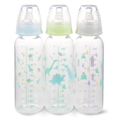 Philips Avent Natural Baby Bottle with Natural Response Nipple, Clear,  11oz, 3pk, SCY906/93 