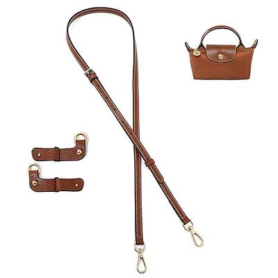 COLSEEY Genuine Vachetta Leather Crossbody Strap Genuine Leather Adjustable  Replacement Strap for Shoulder Bag Handbag Purse