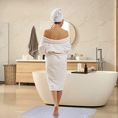 H.VERSAILTEX Bath Mats for Bathroom Non Slip Luxury Chenille Ultra Soft  Bath Rugs 24x36 Absorbent Non Skid Shaggy Rugs Washable Dry Fast Plush Area