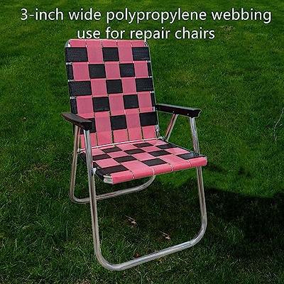 YunYunStrap 3 inch Webbing for Lawn Chair, Black Heavy Duty Polypropylene  Webbing Strap - Yahoo Shopping