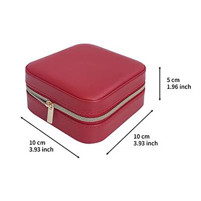 Travel Jewelry Case, Large Capacity Portable Small Jewellery Box, Mini  Jewellery Travel Case With Zipper, Travel Jewelry Organizer For Earrings  Rings