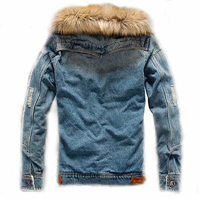 Unisex denim sherpa jacket — Natural 20 Brewing Co.