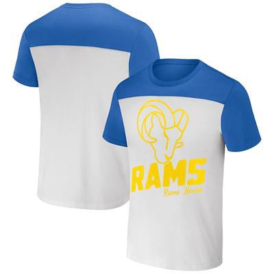 Men's NFL x Darius Rucker Collection by Fanatics Heather Gray Los Angeles  Rams Pullover Sweatshirt